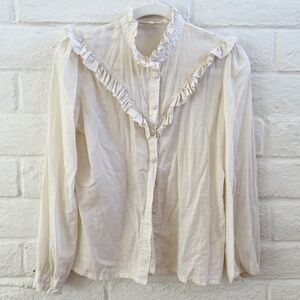 Maggie Blouse in Blanc